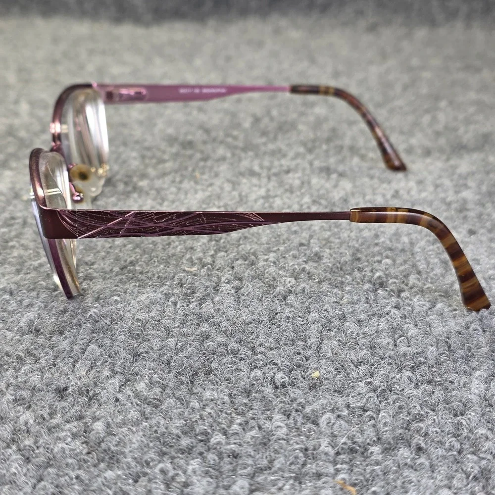 Wittnauer Women Eyeglasses Frames Only Annabelle Brown/Pink 55-17 135
